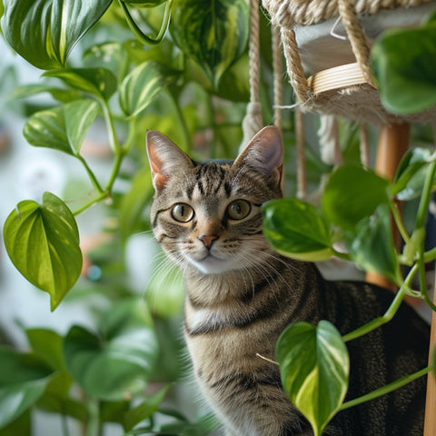 Golden Pothos and Cats: Safety Measures - Bird of Paradise