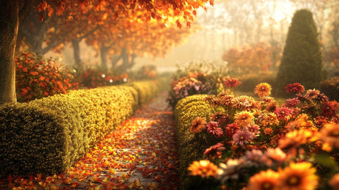 How to Create a Fall Garden with Hedges - Bird of Paradise
