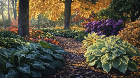 How to Create a Fall Garden with Hostas - Bird of Paradise