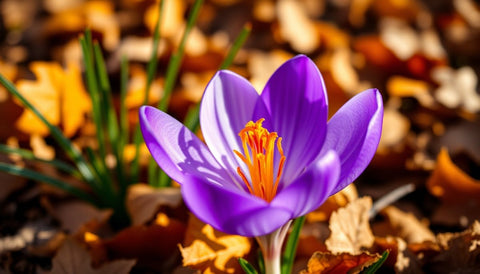 How to Grow Fall-Blooming Saffron Crocus - Bird of Paradise