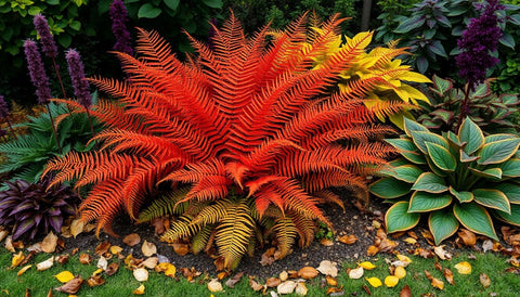 How to Use Autumn Ferns in Your Fall Garden - Bird of Paradise