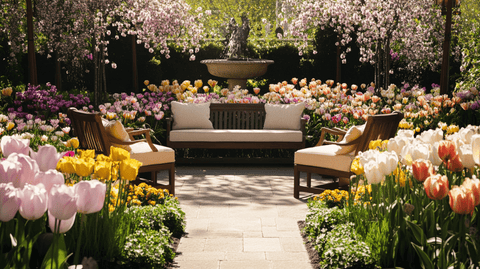 popular spring garden flowers - Bird of Paradise