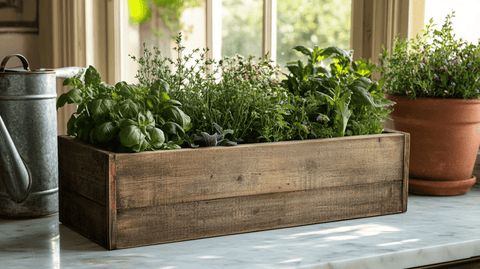 Spring herbs to plants - Bird of Paradise