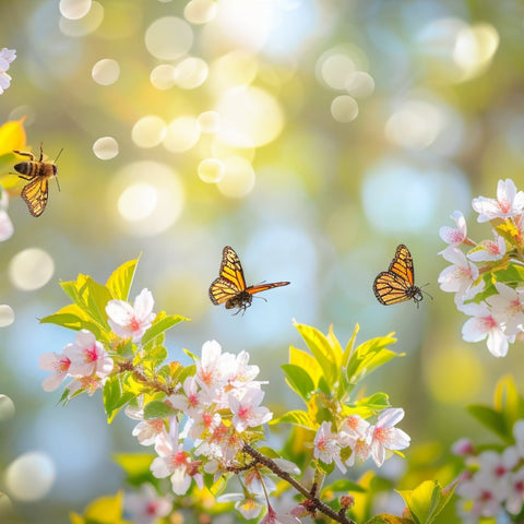 Trees in Spring: The Awakening of Nature - Bird of Paradise