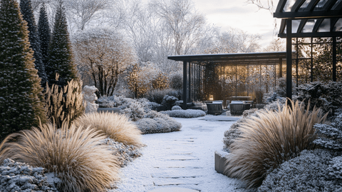 Winter Garden Preparation for Spring - Bird of Paradise