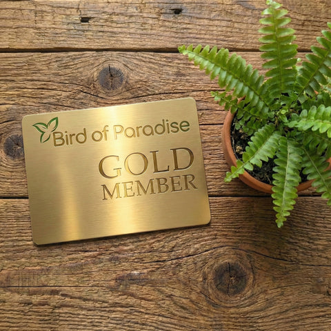 Bird of Paradise Gold Leaf Membership
