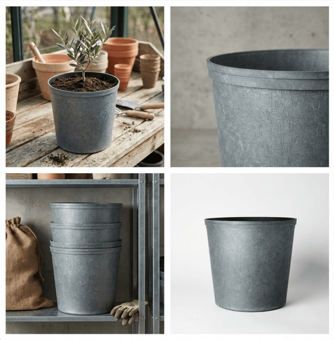 Growers Pot - Bird of Paradise USA - Beige