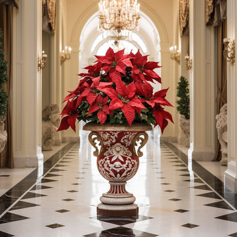 Poinsettia (Euphorbia pulcherrima) - PlantologyUSA - Large