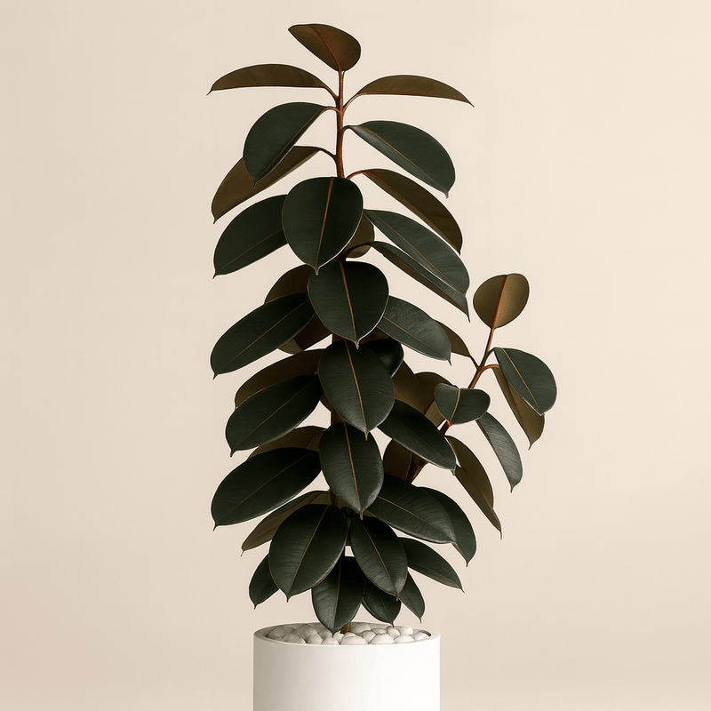 Rubber Plant (Ficus Elastica 'Burgundy')