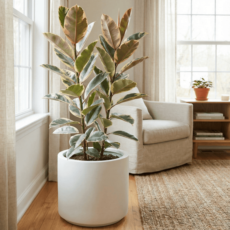 Rubber Plant (Ficus Elastica 'Tineke')